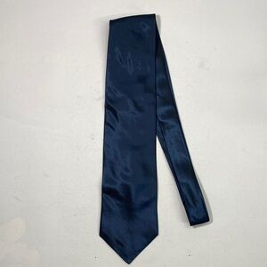 Classic Navy Satin Men's Tie